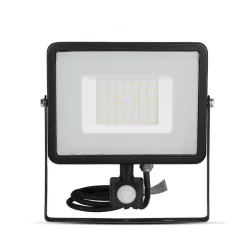   Mozgásérzékelős PRO-B LED reflektor hideg fehér 50W/100° IP65