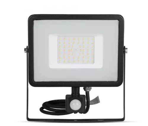 Mozgásérzékelős PRO-B LED reflektor hideg fehér 50W/100° IP65
