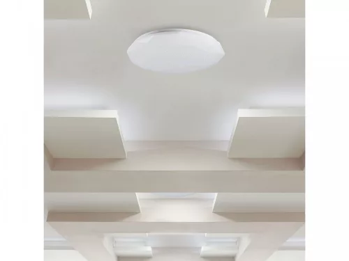 LED Mennyezeti lámpa (40W - CCT), 3 az 1- ben, távirányítóval, szabályozható fényerővel, gyémánt