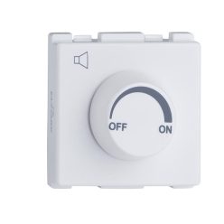 Lecce hangerőszabályzó kapcsoló fehér