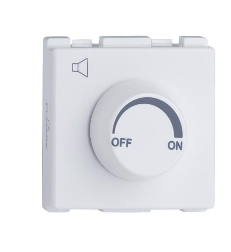 Lecce hangerőszabályzó kapcsoló fehér