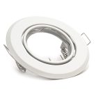 Billenthető Olcsó spot lámpatest, kör alakú, fehér - kettesével rendelhető