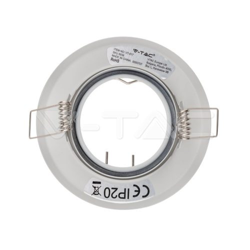 Billenthető Olcsó spot lámpatest, kör alakú, fehér - kettesével rendelhető