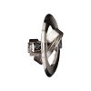 Billenthető Olcsó spot lámpatest, kör alakú, szatén-nikkel- kettesével rendelhető