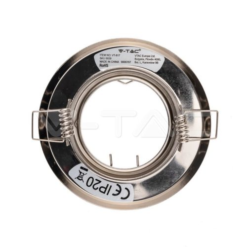 Billenthető Olcsó spot lámpatest, kör alakú, szatén-nikkel- kettesével rendelhető