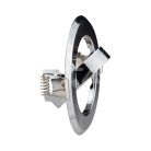 Billenthető Olcsó spot lámpatest, kör alakú, króm - kettesével rendelhető