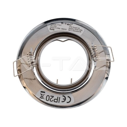 Billenthető Olcsó spot lámpatest, kör alakú, króm - kettesével rendelhető