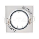 Billenthető Olcsó spot lámpatest, négyzet alakú, fehér - kettesével rendelhető