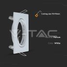 Billenthető Olcsó spot lámpatest, négyzet alakú, fehér - kettesével rendelhető