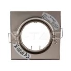 Billenthető Olcsó spot lámpatest, négyzet alakú, szatén-nikkel - kettesével rendelhető