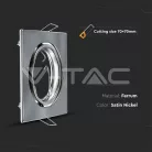 Billenthető Olcsó spot lámpatest, négyzet alakú, szatén-nikkel - kettesével rendelhető