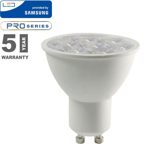 LED lámpa GU10 (6W/10°) hideg fehér PRO Samsung