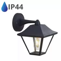 Pole Lamp oldalfali lámpatest, E27, fekete