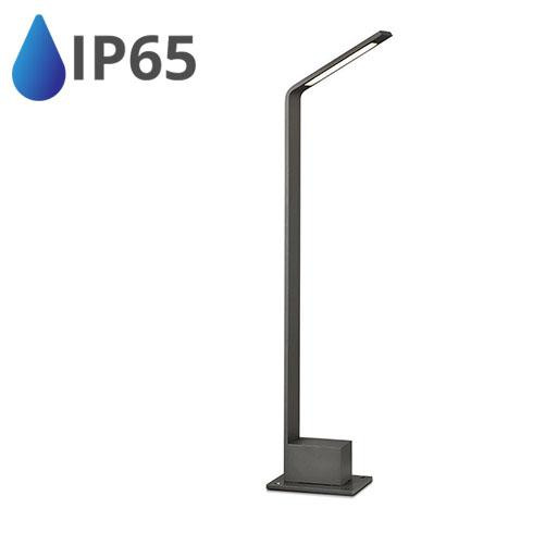BOLLARD Kerti LED állólámpa (7W750lm) 80 cm, természetes fehér, IP65 szürke