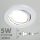 LED spot szett: fehér bill. keret + 4,5 Wattos, természetes fehér GU10 LED lámpa + GU10 csatlakozó (kettesével rendelhető)