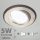 LED spot szett: króm bill. keret + 4,5 Wattos, természetes fehér GU10 LED lámpa + GU10 csatlakozó (kettesével rendelhető)