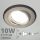 LED spot szett: mattkróm bill. keret + 9,5 Wattos, természetes fehér GU10 LED lámpa + GU10 csatlakozó (kettesével rendelhető)