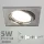 LED spot szett: króm bill. keret, négyzet + 4,5 Wattos, természetes fehér GU10 LED lámpa + GU10 csatlakozó (kettesével rendelhető)