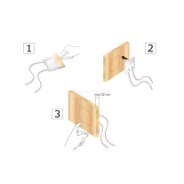   Pult alatti bútorlapon keresztül érzékelő kapcsoló, fényerőszabályzó 12-24V DC IP20