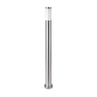Kültéri inox állólámpa E27 foglalattal, rozsdamentes acél, 110 cm