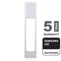   Modern kerti LED állólámpa, fehér (10W/900lm) 80 cm, hideg fehér, Samsung chip