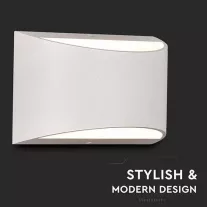   BRIDGELUX oldalfali LED lámpatest, 10W, fehér, természetes fehér