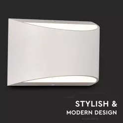   BRIDGELUX oldalfali LED lámpatest, 10W, fehér, természetes fehér