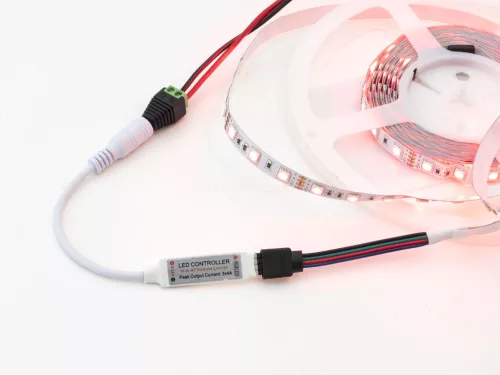 RGB vezérlő mini rádiós 144 Watt 5-24V