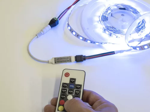 RGB vezérlő mini rádiós 144 Watt 5-24V