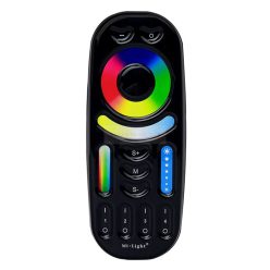   RGB+CCT csoport (zóna) távirányító full color LED szalaghoz fekete