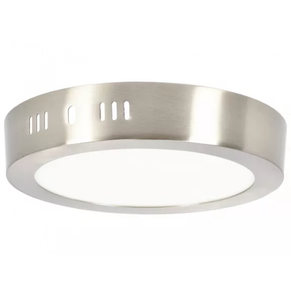 Falon kívüli LED panel (kör alakú) 12W - szatén-nikkel, 4000K
