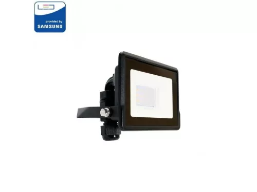 V-TAC PRO LED reflektor 5500-6500K Fekete 10W