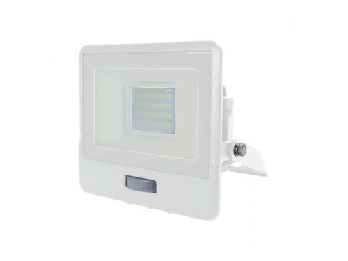 V-TAC Mozgásérzékelős PRO LED reflektor, fehér (20W/100°) hideg fehér, Samsung Chip - vízmentes kötődobozzal