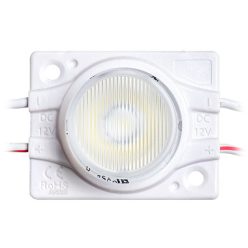   LED modul 2.4W (3020x1/18x40°/IP67) Nebraska, aszimmetrikus lencsével - hideg fehér