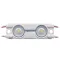 LED modul 0.48W (2835x2/160°/IP67) - természetes fehér
