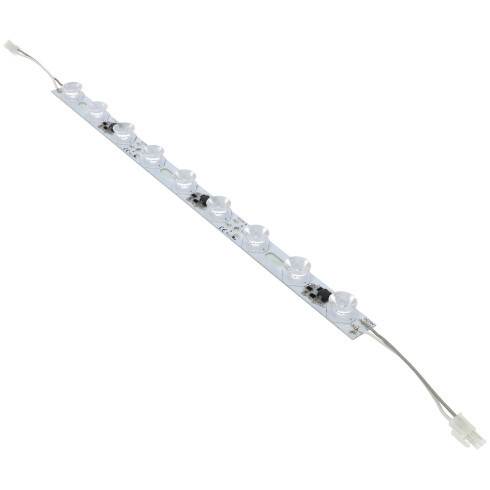 LED modul 18W falmosó (3535x9/10-40°/IP33) aszimmetrikus lencsével - hideg fehér