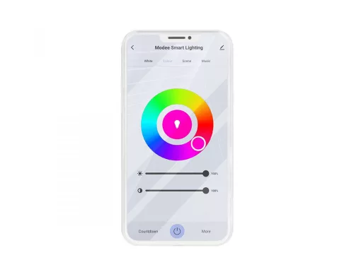 LED lámpa E27 (9.4W/180°) Gömb - (RGB+CCT - Wi-Fi vezérléssel)