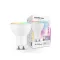 LED lámpa GU10 (4.7W/110°) állítható RGB+CCT és fényerő Wi-Fi vezérléssel