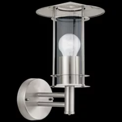 LISIO Kültéri fali E27 1x60W nemesacél