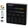 MiLight Group Control RGBW csoport (zóna) fali távirányító RGB+fehér elemes fekete