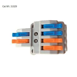 Vezetékösszekötő 2/4 be-ki karos nyitható Elmark