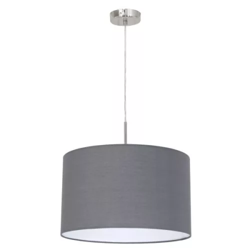 PASTERI Text.függ E27 60W 38cm szürke