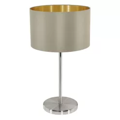 MASERLO Text. asztali E27 60W szübarna