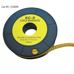 Kábeljelölő szett 9-es szám 5-7,2mm 250db