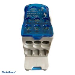 Egypólusú elosztóblokk 1000V 125A PPDTB125