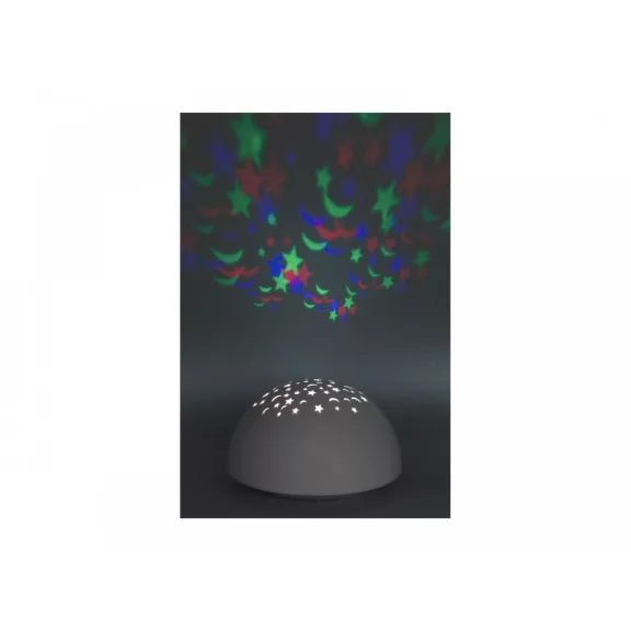 Lina LED dekor lámpa (0.5W) csillagokkal és holdakkal, RGB