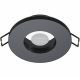 Beépíthető fix kerek spot lámpatest fekete IP44