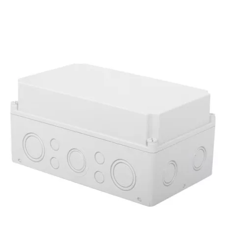 Kötődoboz  300x180x150 perforált oldalfallal IP67