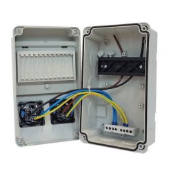 IPARI CSATLAKOZÓ DOBOZ 4x 2P+F vezetékelve