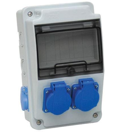 Ipari csatlakozó doboz 4x 2P+F